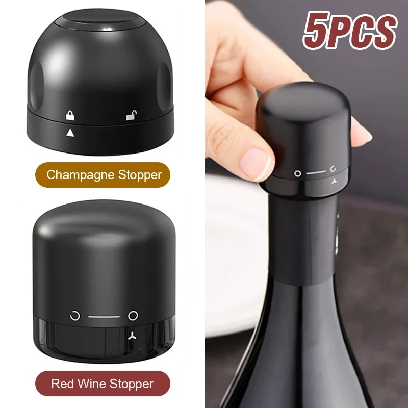 Wine Preservation Pump - Bouchon de bouteille de vin scellé