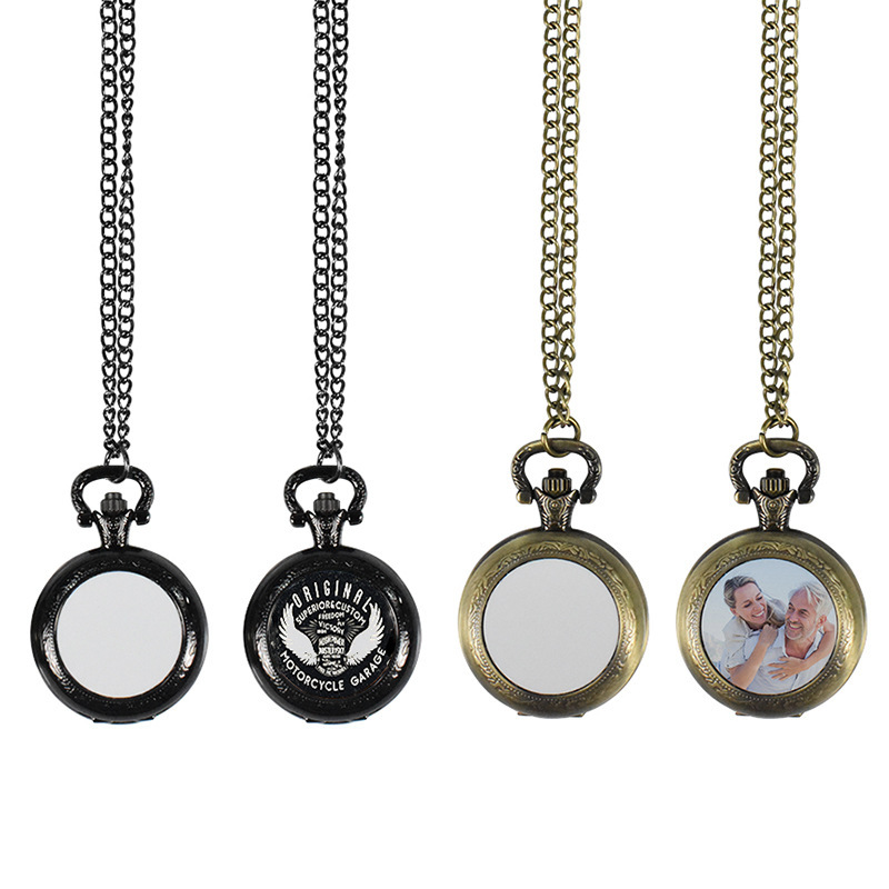 Old Fashioned Glass - Collier pendentif montre de poche vintage
