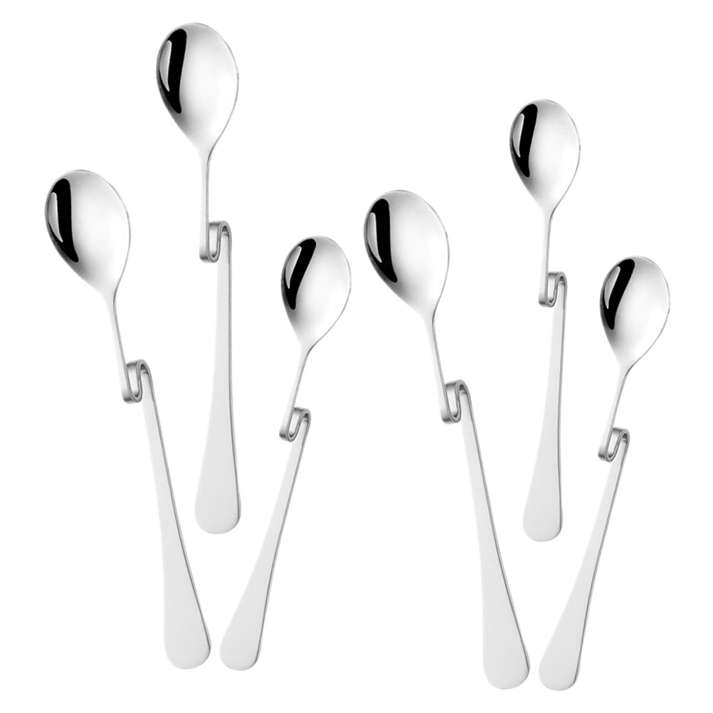 Bar Spoon Twisted - 6 cuillères à café en acier