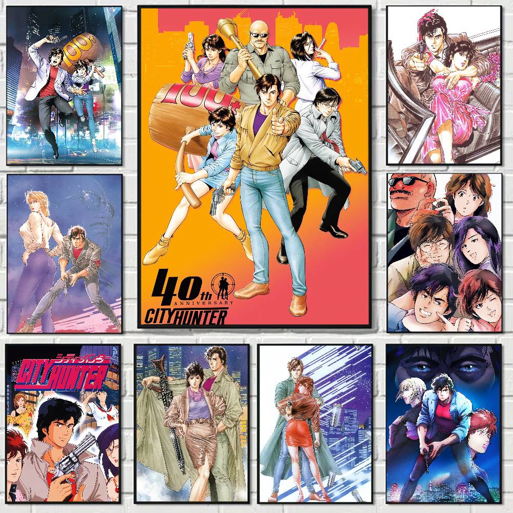 Home Bar And Theater - Affiche murale Anime City Hunter, décoration