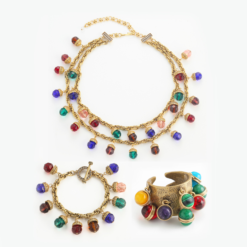 Highball Glass Set - Ensemble de bijoux vintage en forme