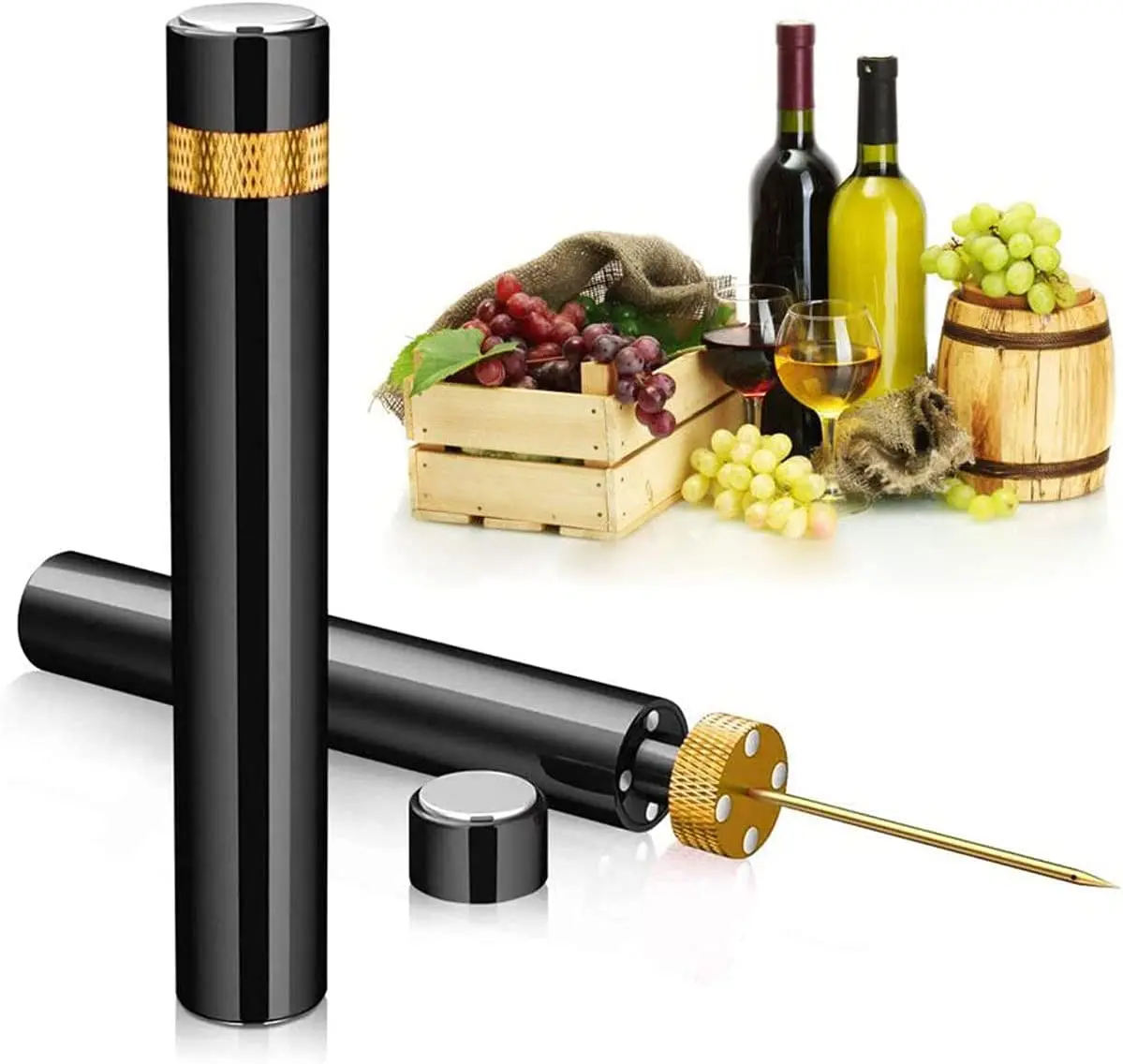 Wine Preservation Pump - Ouvre-bouteille à pompe à air pour