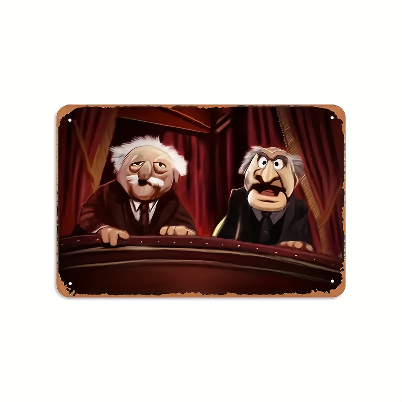 Home Bar And Theater - Art mural vintage en métal Statler