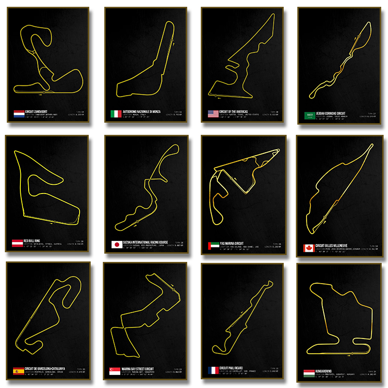Affiche de piste de Circuits d - Home Barcelona avis et prix