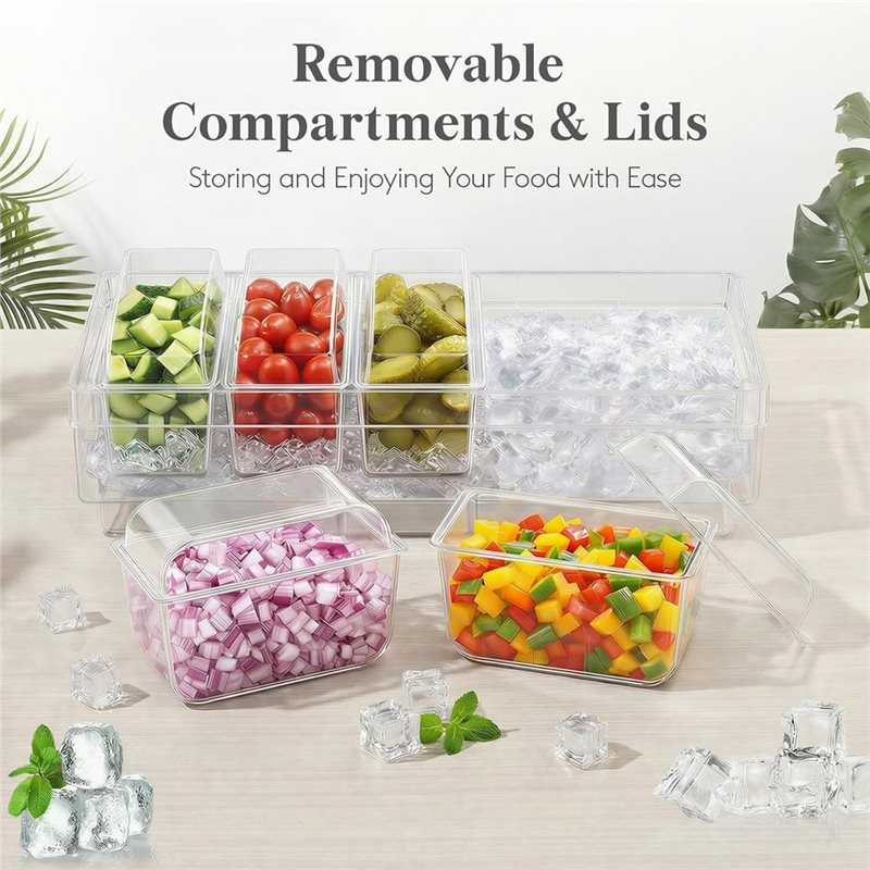 Contenants à condiments réfrig - Garnish Tray Set avis et prix