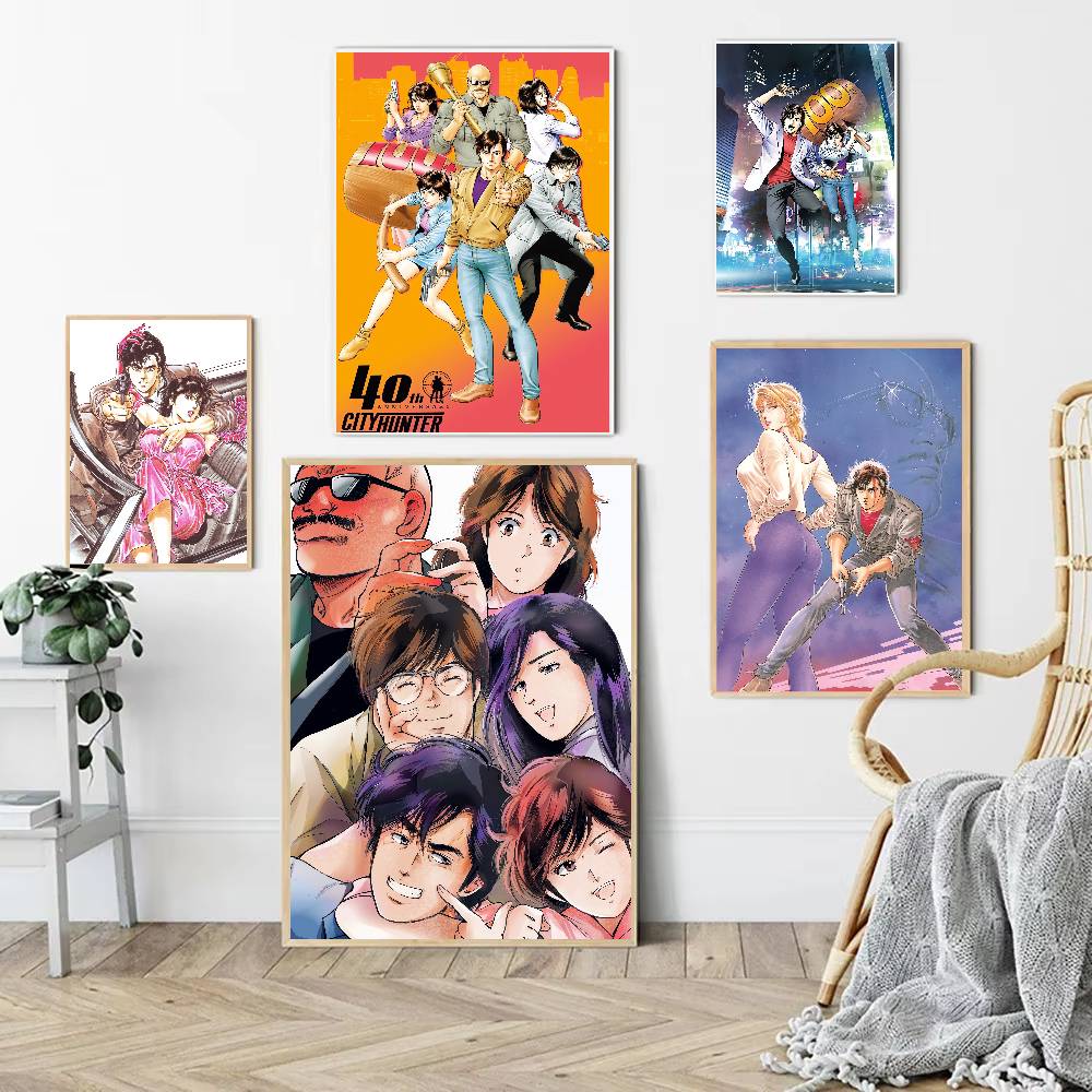 Affiche murale Anime City Hunt - Home Bar And Theater avis et prix