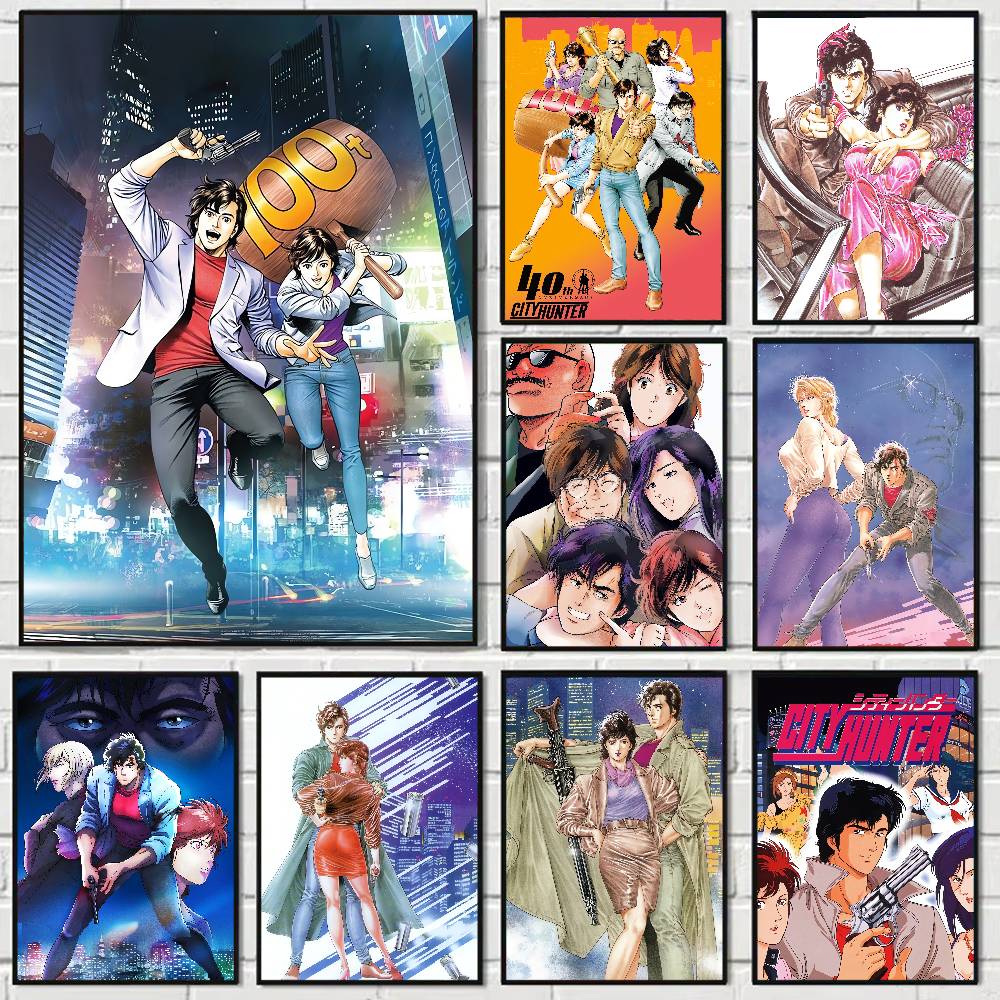 Affiche murale Anime City Hunt - Home Bar And Theater avis et prix