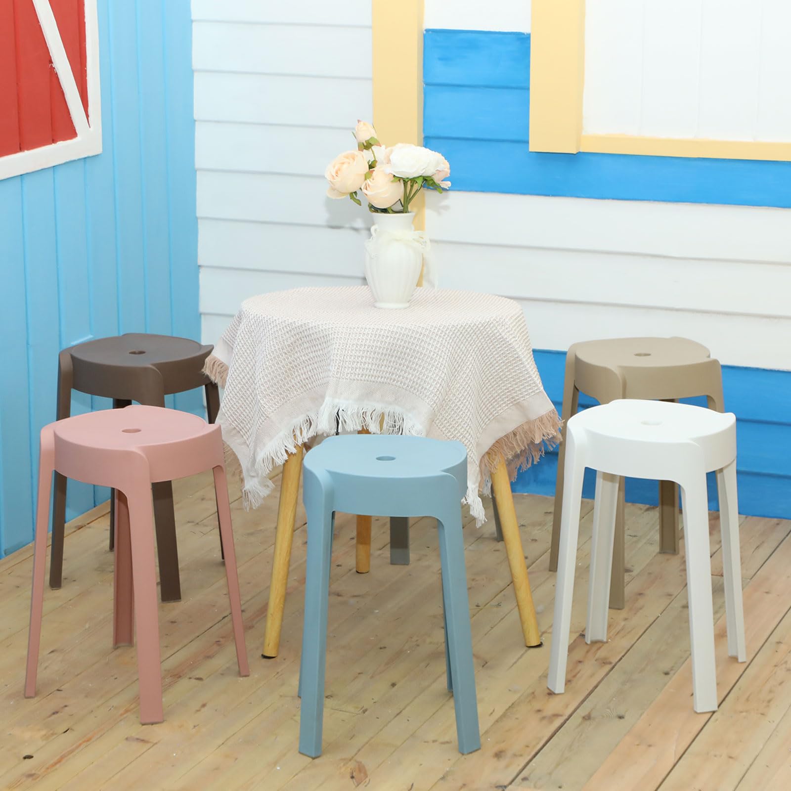 Lot de 6 tabourets empilables  - Home Bar Seating avis et prix