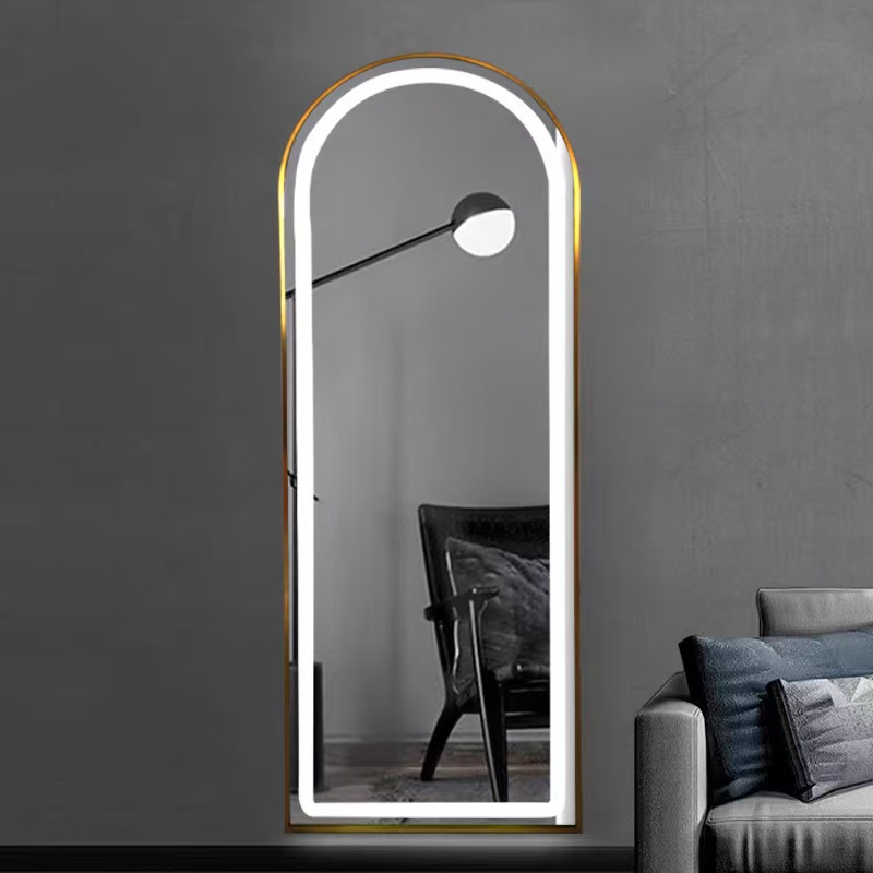Miroir sur pied avec bande lum - Home Barbershop avis et prix