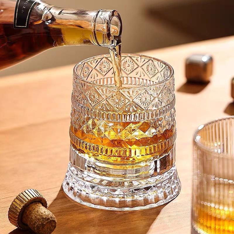 Verres à whisky rotatifs avec  - Highball Glass Set avis et prix