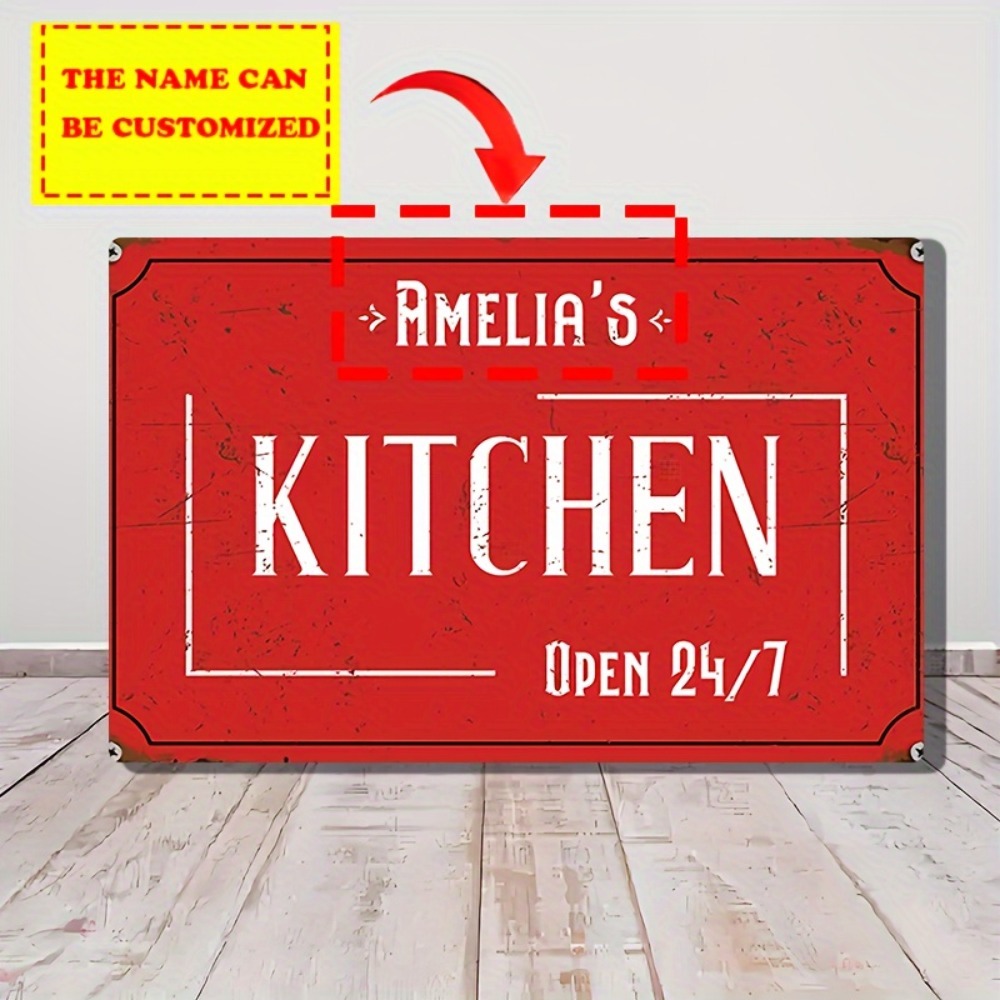 Panneau mural de cuisine perso - Home Bar Signs avis et prix