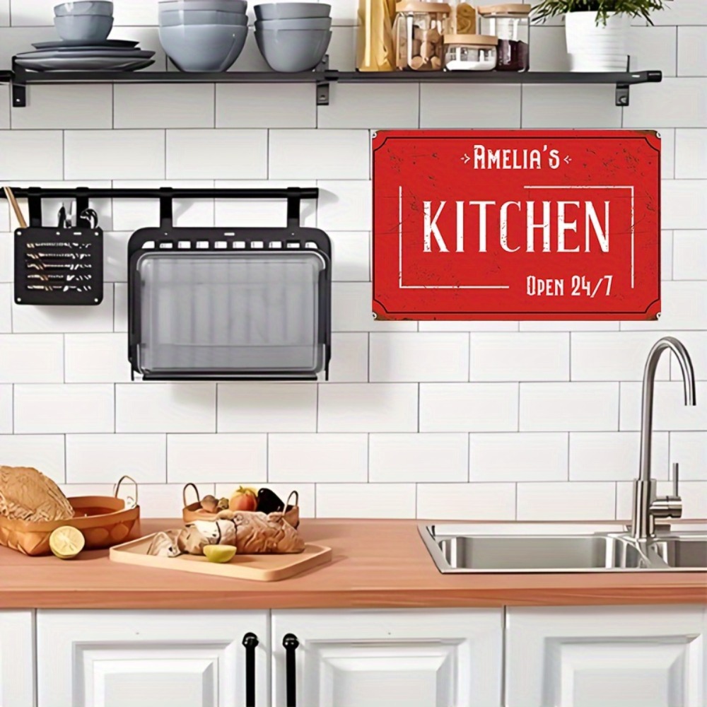 Panneau mural de cuisine perso - Home Bar Signs avis et prix