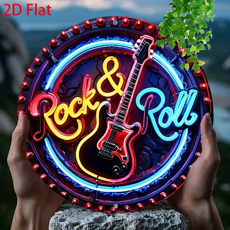 Enseigne au néon vintage rock, - Home Bar Accessories avis et prix